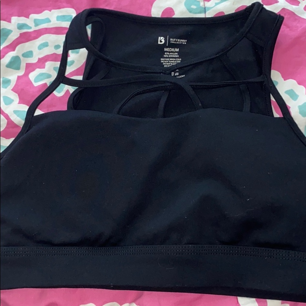 Buffbunny Caged Bra in Noir